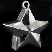 Balloon Star Weight Silver Pk1 