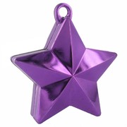 Balloon Star Weight Purple Pk1 