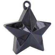 Balloon Star Weight Black Pk1 