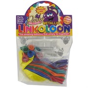 Balloons Link-O-Loon Metallic Assorted Pk16 