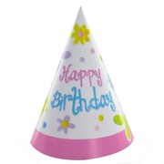 Butterfly Party Hats Pk 8 