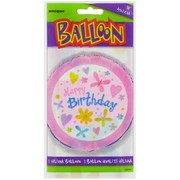 Butterfly Party Balloon - Foil 45cm Pk 1 