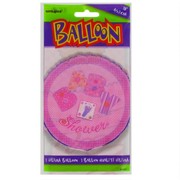 Baby Shower 18 inch Foil Balloon - Pink Stitching Pk1 