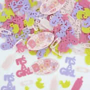 Baby Shower Confetti - Pink Stitching Pk 1 