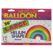 Balloon Supershape Foil Rainbow Pk1 