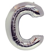 Balloon Supershape C Silver Pk1 