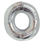 Balloon Supershape O Silver Pk1 