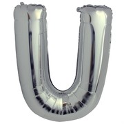 Balloon Supershape U Silver Pk1 