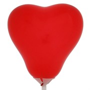 Balloons Latex Premier Heart Shape 12cm Red Pk10 