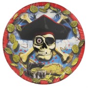 Plates 9in Pirate Bounty Pk8 