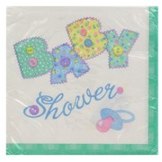 Baby Shower Napkins - Lunch Pastel Baby Stitch Pk16 