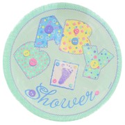 Baby Shower Plates - Small 17cm Pastel Baby Stitch Pk8 