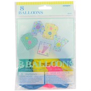 Baby Shower Balloons - 12in Latex Pastel Baby Stitch Pk8 