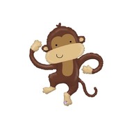 Balloon Foil Supershape Linky Monkey Pk1 