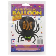 Balloon Supershape Foil Boo Spider Pk1 
