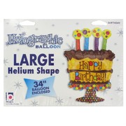 Balloon Foil Supershape Chocolate Birthday Cake Pk1 