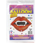 Balloon Foil Supershape Vampire Teeth Pk1 