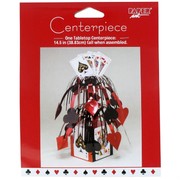 Casino Party Cascade Centrepiece - 14.5in Card Night Pk1 