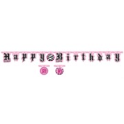 Jointed Banner  Super Stylish Birthday 2.2m Pk1
