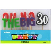Candles Oh No The Big 30 Pk11 