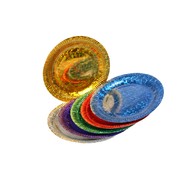 Assorted Laser Party Plates - Large 23cm Pk6