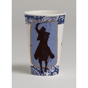 Cups 12oz Western Lasso Pk8