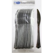 Metallic Silver Party Knives Pk16 