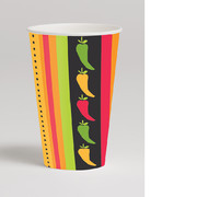 Mexican 12oz Paper Cups - Fiesta Grande Pk 8