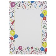 A4 Sheet Party Pk25 