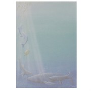 A4 Sheet Deep Sea Dolphins Whales Pk25 