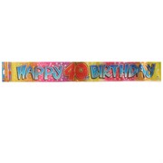 Banner Happy 40 Birthday 365x12cm Pk1 