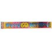 Banner Happy 60 Birthday 365x12cm Pk1 