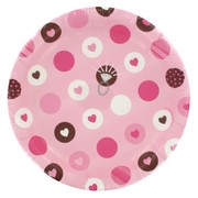 Bride To Be Party Plates - Small 17.1cm Bride 2 Be Dots Pk8 