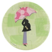 Baby Shower Plates - Small 17.1cm Mod Mom Pk8