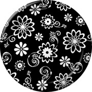Cosmic Flowers Party Plates - Small 17cm Pk8 