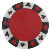 Card Night Party Plates - Small 17.1cm Pk8 