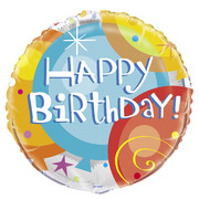 Birthday Pops 18in Foil Balloon Pk 1 