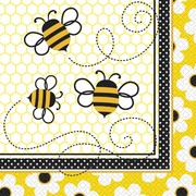 Busy Bees Lunch Napkins Pk 16 