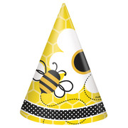 Busy Bees Hats Pk 8 