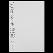 A4 Sheet Silver Swirl Foil Premium Pk25 