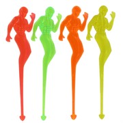 Hercules Swizzle Sticks - Assorted Pk20 