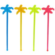 Palm Tree Swizzle Sticks - Assorted Pk20 