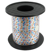 Ribbon Curling 250Yds 5mm Balloons & Stars Pk1 