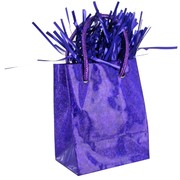 Balloon Weight Giftbag Prismatic Purple Pk1 