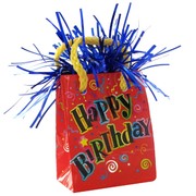 Balloon Weight Giftbag Happy Birthday Pk1 