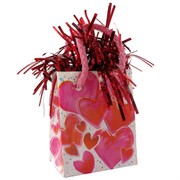 Balloon Weight Giftbag Hearts Pk1 
