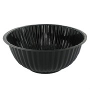 Black Plastic Bowl - Small 17cm Pk1 