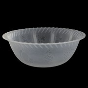 Frosted Plastic Bowl - Large 29cm Pk1 