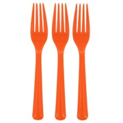 Orange Party Forks Pk25 