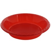 Red Plastic Bowls - Medium 17.2cm Pk25 